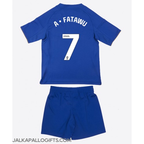 Leicester City Issahaku Fatawu #7 Koti Peliasu Lasten 2025-26 Lyhythihainen (+ Lyhyet housut)